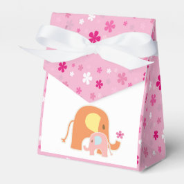 Baby Girl Elephant Shower Favor Box Geschenkschachtel
