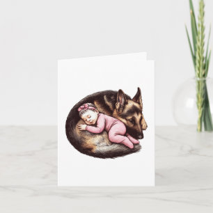 Baby Girl et berger allemand