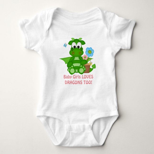 Baby Girl Fantasy Bodysuit Baby Strampler (Vorderseite)
