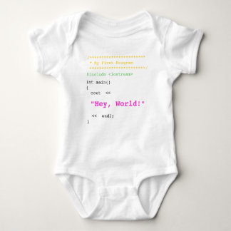 Baby Girl First C++ Programm Baby Strampler