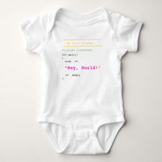 Baby Girl First C++ Programm Strampler