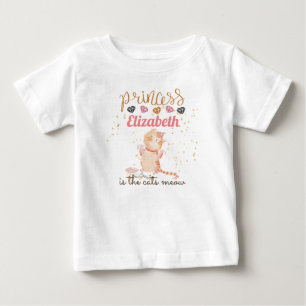 Baby Girl Geschenke 1. Geburtstag Dusche Prinzessi Baby T-shirt