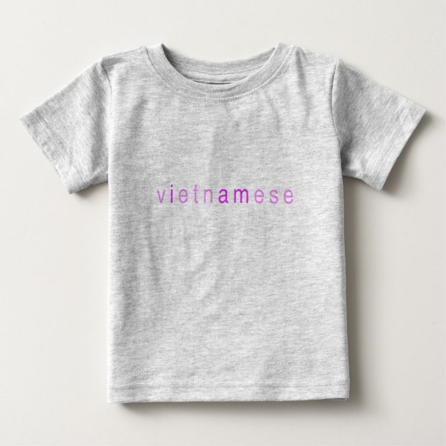 Baby Girl "I am Vietnamese" Baby T-shirt (Vorderseite)