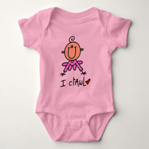 Baby Girl I Crawl T-shirts et cadeaux