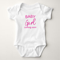 Baby Girl kommt bald Girl Pregnancy Ankündigung
