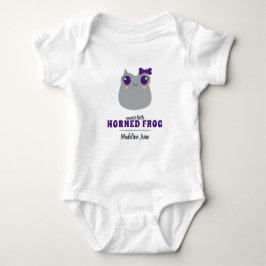 Baby Girl Lila Horned Frog Bodysuit Baby Strampler