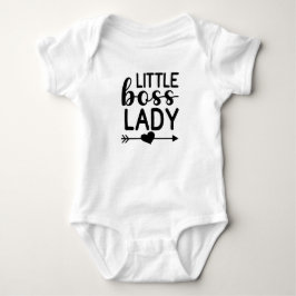 Baby Girl Little Boss Lady Funny Baby Strampler