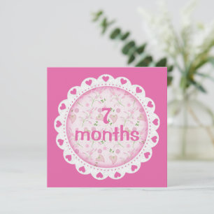 Baby Girl Monthly Meilenstein Markers Girl