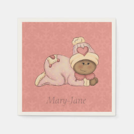 Baby Girl Napkins Serviette