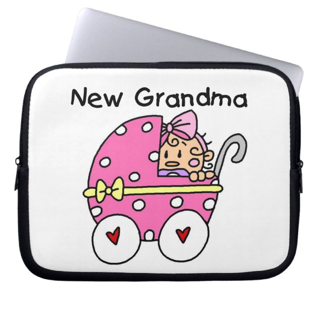 Baby Girl New Oma Geschenke Laptopschutzhülle (Vorderseite)