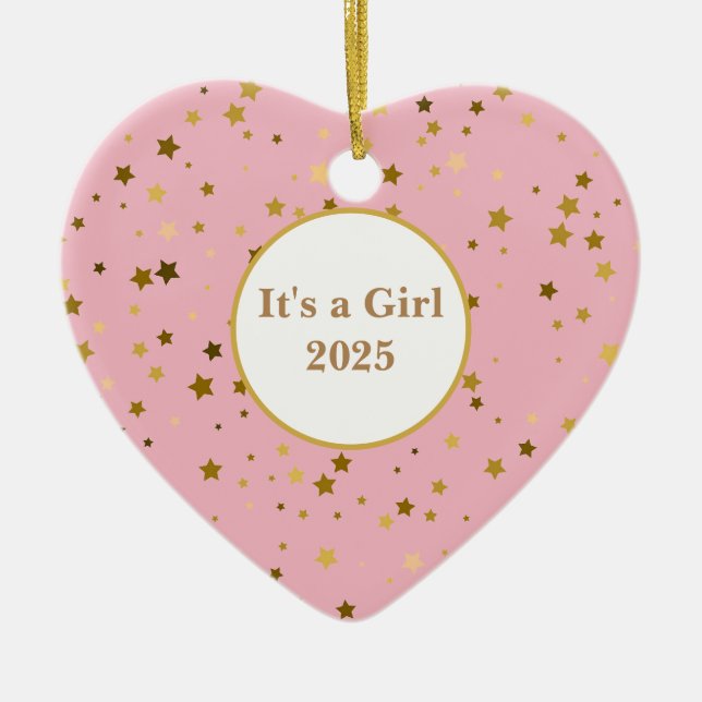 Baby Girl Ornament (Vorne)