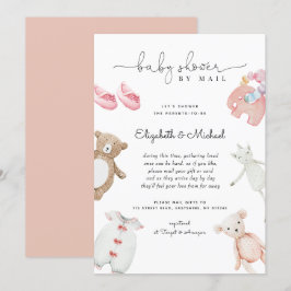 Baby Girl Pink Boho Kinderdusche per Mail Einladung