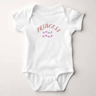 Baby Girl Pink Floral Strampler