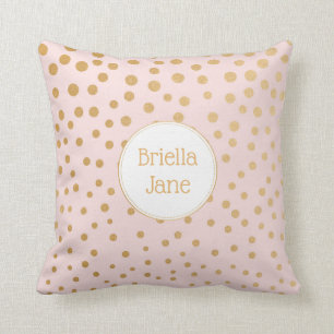 Baby Girl pink goldenes Kinderzimmer Dekor, Duschg Kissen
