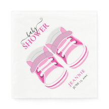 BABY GIRL PINK HINTERNS BABY SHOWER Napkins