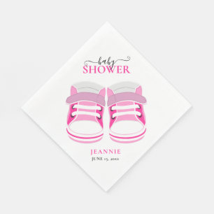 BABY GIRL PINK HINTERNS BABY SHOWER Napkins Serviette