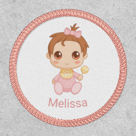 Baby Girl Pink Jumpsuit, Individuelle Name