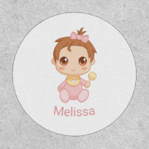 Baby Girl Pink Jumpsuit, Individuelle Name