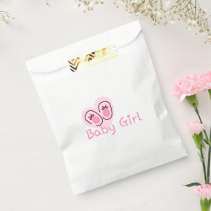Baby Girl Pinke Schuhe Baby Shower Geschenktütchen