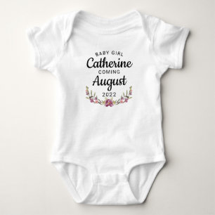 Baby Girl Pregnancy Ankündigung Gender Reveal Baby Strampler