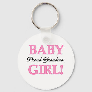 Baby Girl Proud Grandma Schlüsselanhänger