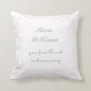 Baby Girl Quote Keepake-Kopfkissen Kissen