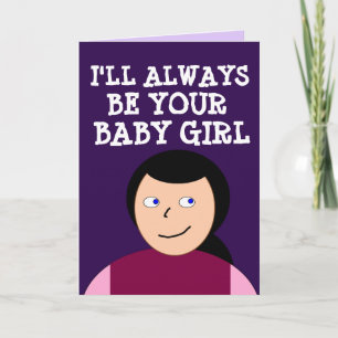 BABY GIRL ROMANTIC CARD FÜR IHRE HUSBAND-LIEBE SIE KARTE