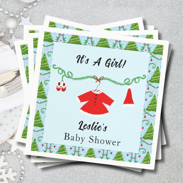 Baby Girl Santa Outfit Babydusche Serviette (Von Creator hochgeladen)
