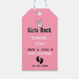 BABY GIRL SHOWER CONCERT TICKET EINLADUNG GESCHENKANHÄNGER