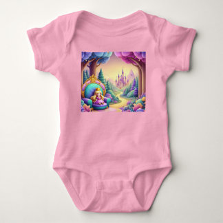 Baby Girl Vintag Mairytale Babydusche Strampler
