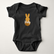 Baby Glitzer Bunny Bodysuit - Niedliches Familienf