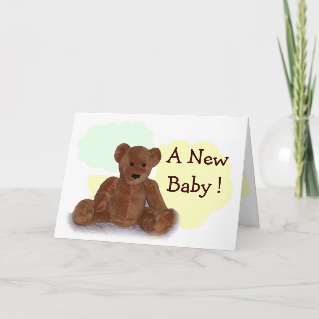 Baby-Glückwunsch-Karte Karte (Vorderseite)