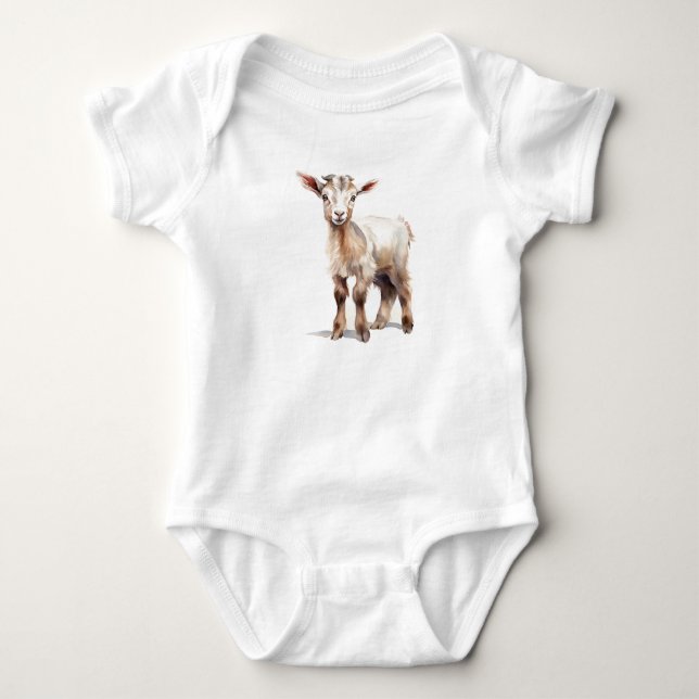 Baby Goat Kid Strampler (Vorderseite)