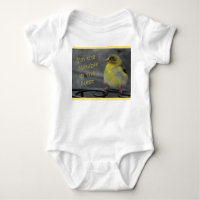 Baby Goldfinch Babybodysuit