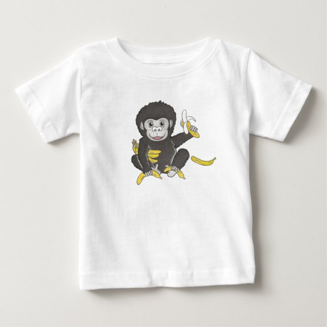 Baby Gorilla Baby T-shirt (Vorderseite)