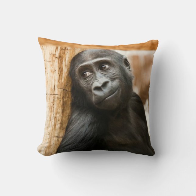 Baby Gorilla Cushion Kissen (Vorderseite)