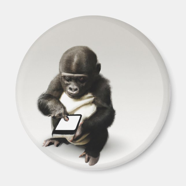 Baby gorilla Magnet / チビゴリラのマグネット　Gorilla Life (Vorne)