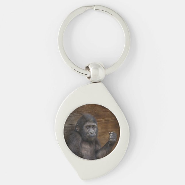 Baby Gorilla Schlüsselanhänger (Vorderseite)