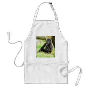Baby-Gorilla Snacking Schürze