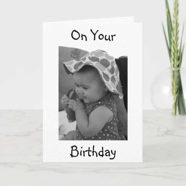 **BABY GRANDDAUGHTER'S BIRTHDAY** CARD KARTE (Vorderseite)