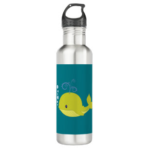 Baby Green Whale Edelstahlflasche