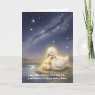 Baby-Grußkarte Christlicher Glaube Wunder Karte