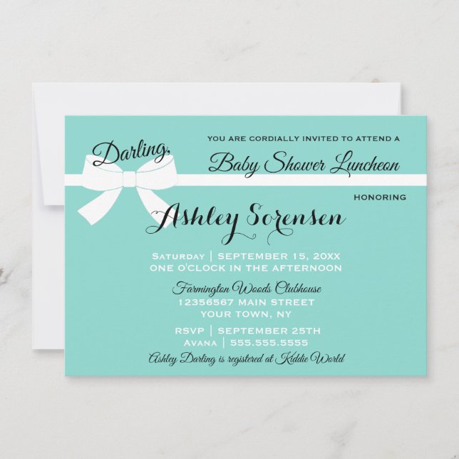 Baby & Guest Sprinkle Dusche Tiara Party Einladung (Vorderseite)
