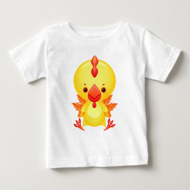 Baby-Hahn Baby T-shirt (Vorderseite)