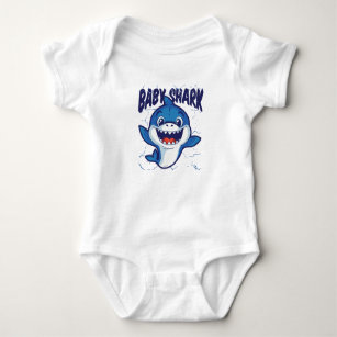 Baby-Haifisch Doo Doo Doo lustiger Haifisch Baby Strampler