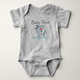 Baby-Haifisch mit Namen Baby Strampler
