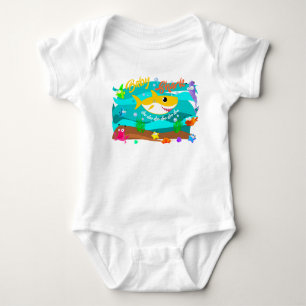 Baby-Haifisch-und Ozean-Freunde Doo Doo Doo Baby Strampler