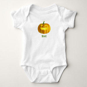 Baby Halloween Pumpkin Bodysuit Strampler