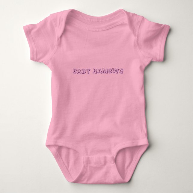Baby HAMbWG T - Shirt oder Snap T (Vorderseite)