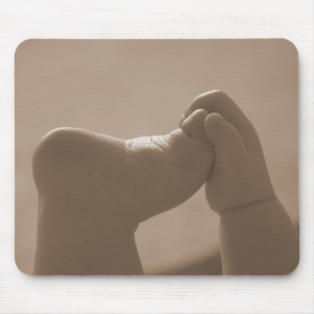 Baby-Hand u. Fuß Mousepad (Vorne)